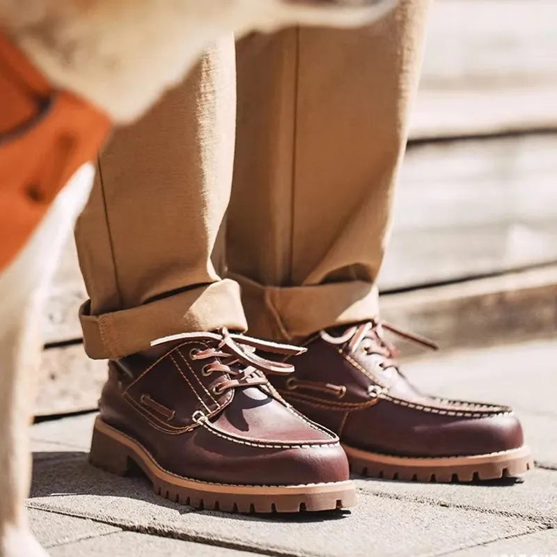 Retro Low-top British Style Boat Shoes