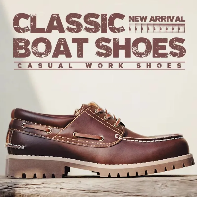 Retro Low-top British Style Boat Shoes