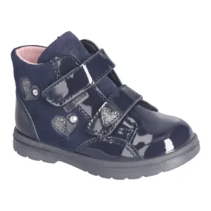 Ricosta Abby Navy Patent Boots