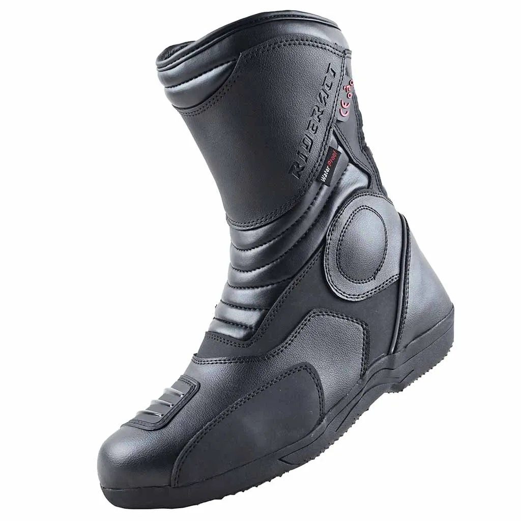 RIDERACT® Men’s Waterproof Motorcycle Boots Surface v2 Black