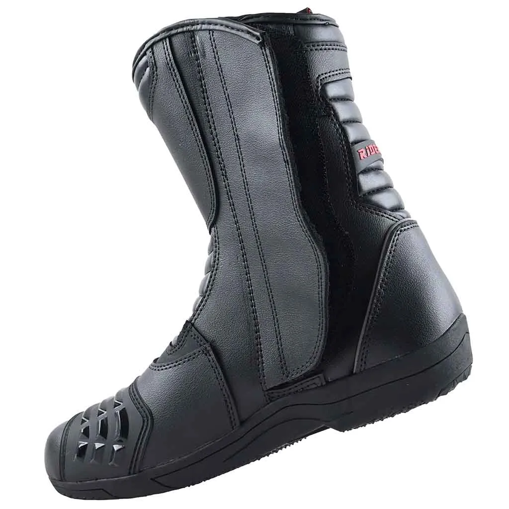 RIDERACT® Men’s Waterproof Motorcycle Boots Surface v2 Black