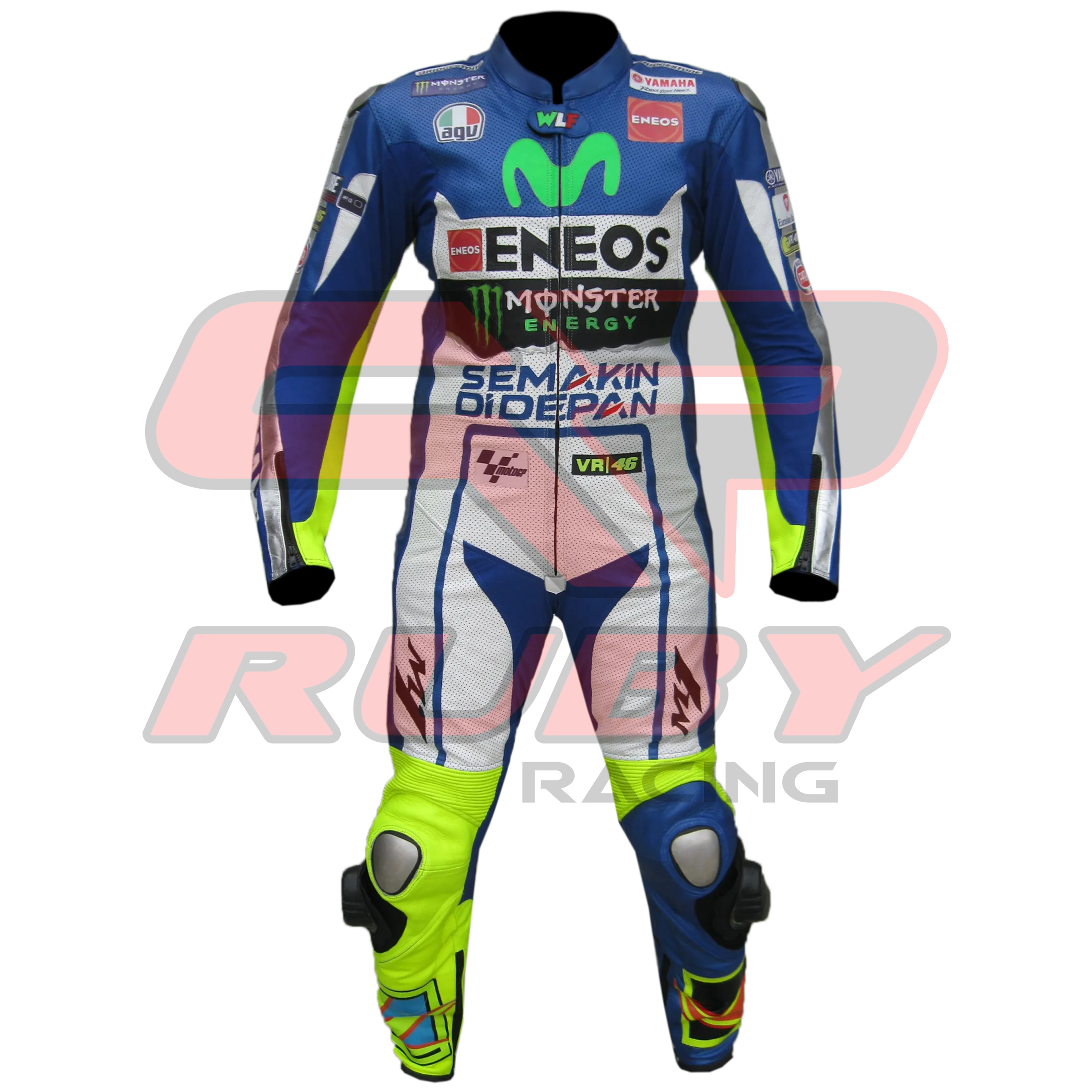 Rossi 2015 Motorbike Racing Leather Suit