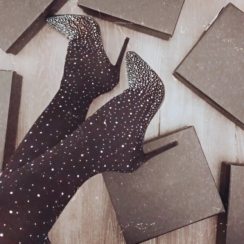 Rowy™ | Diamond overknee boots
