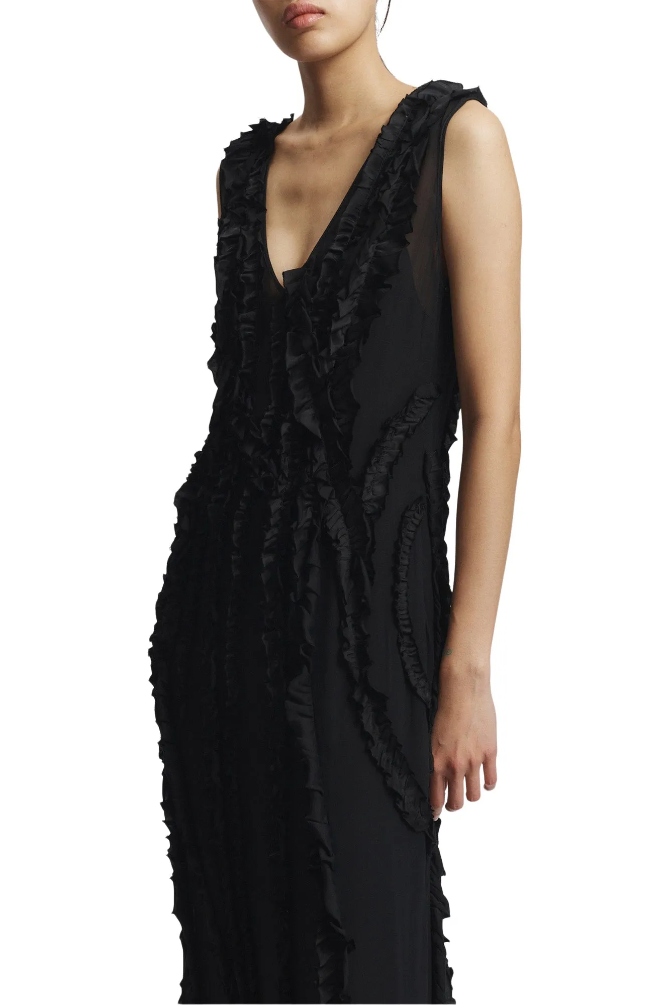 Saint Art Renata Shift Dress in Black
