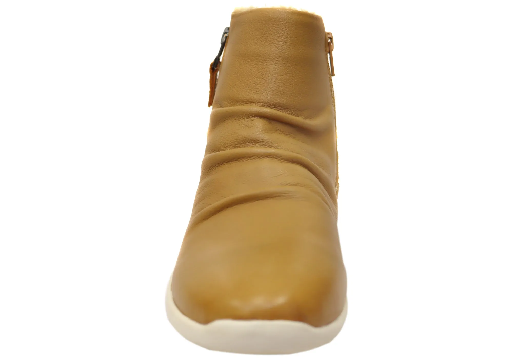 Scholl Orthaheel Nina II Womens Comfort Supportive Leather Ankle Boots