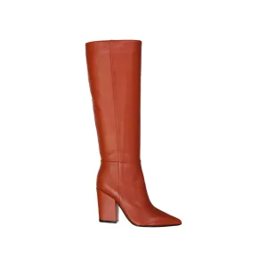 SERGIO ROSSI Luxurious Leather Heel Ankle Boots