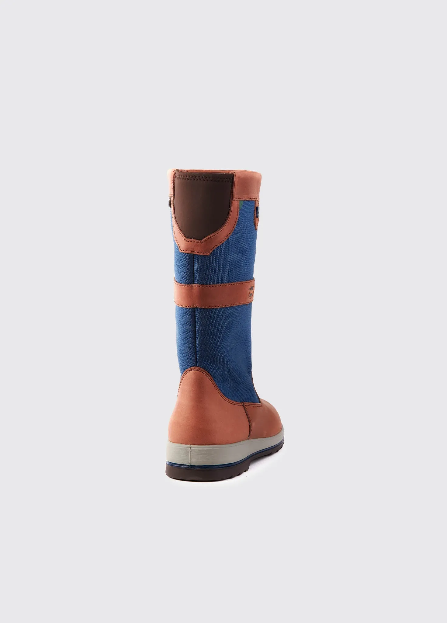 Shamrock Ladies' Sailing Boot - Navy/Brown
