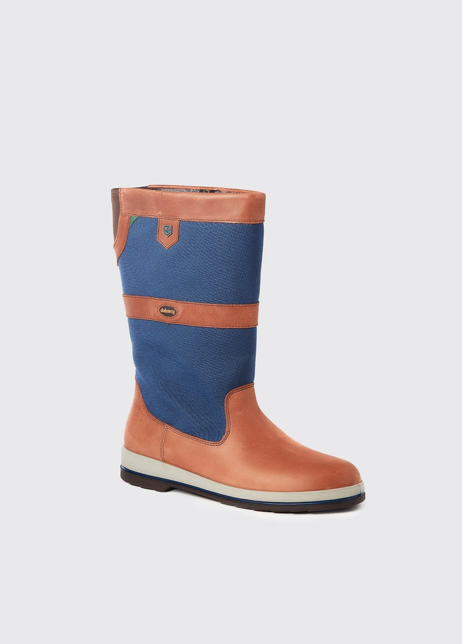 Shamrock Ladies' Sailing Boot - Navy/Brown