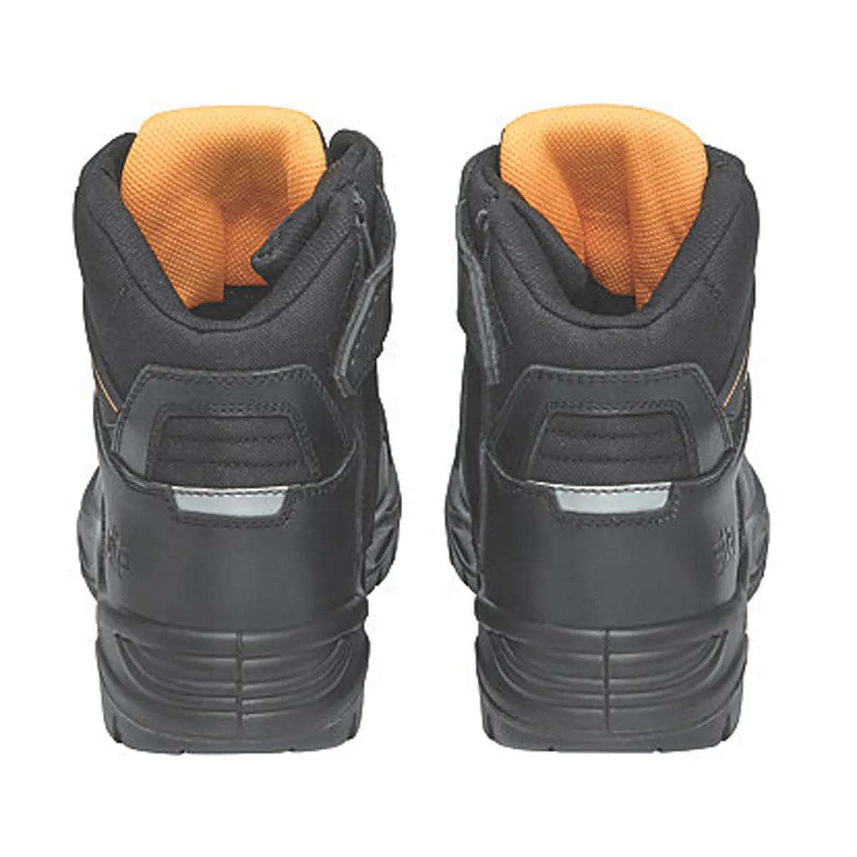 Site Safety Boots Mens Standard Fit Black Leather Waterproof Steel Toe Size 12