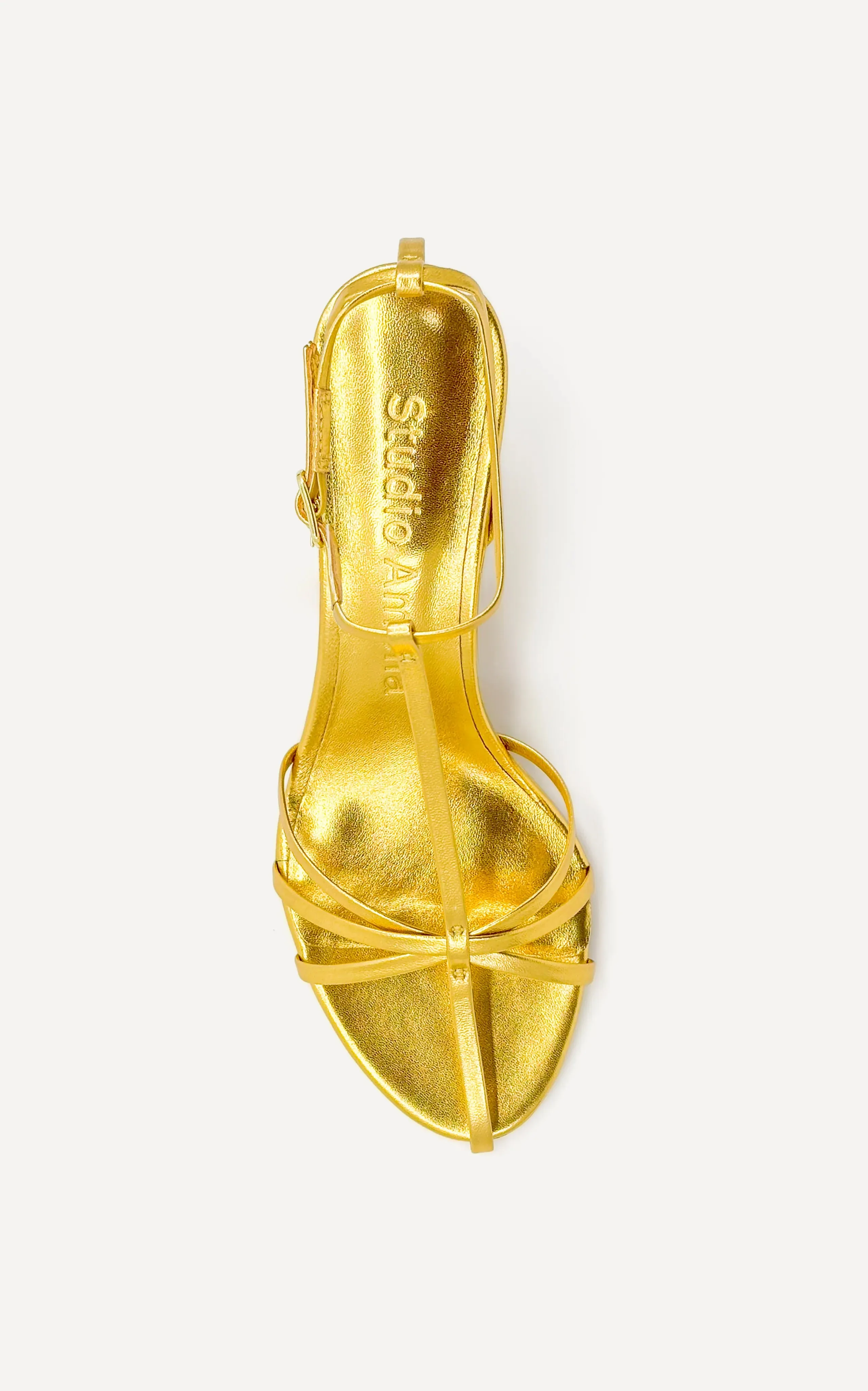 Studio Amelia Aviary 70 Heel in Gold