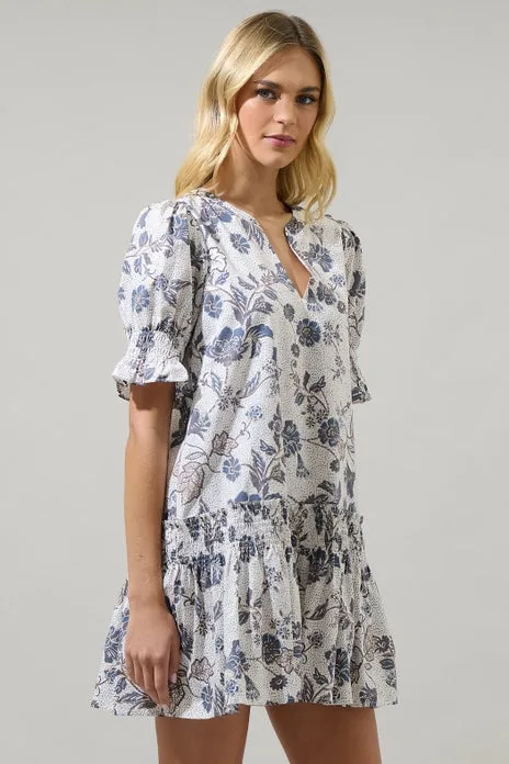 Sugarlips  Floral  Smocked Dress