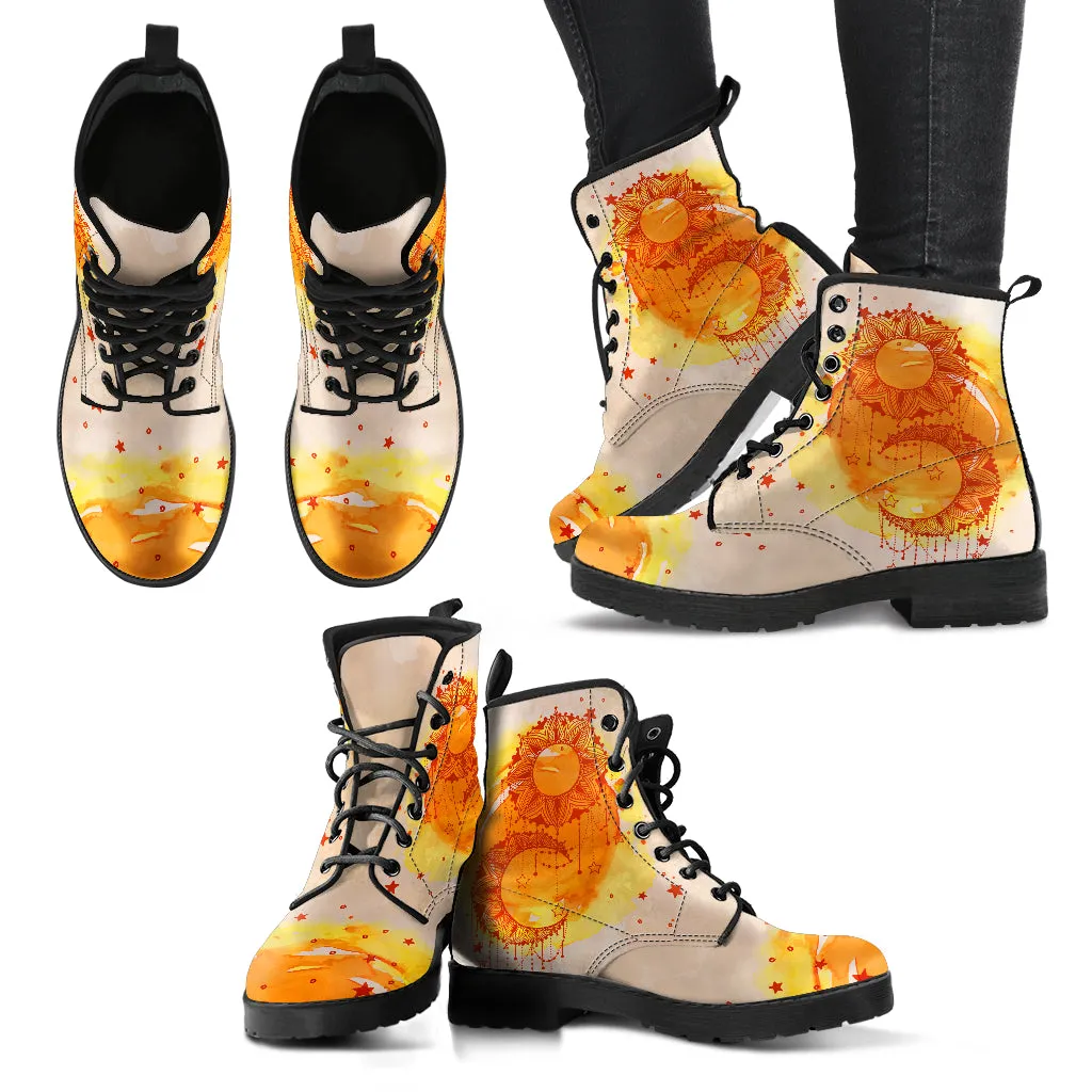 Sun & Moon Handcrafted Boots