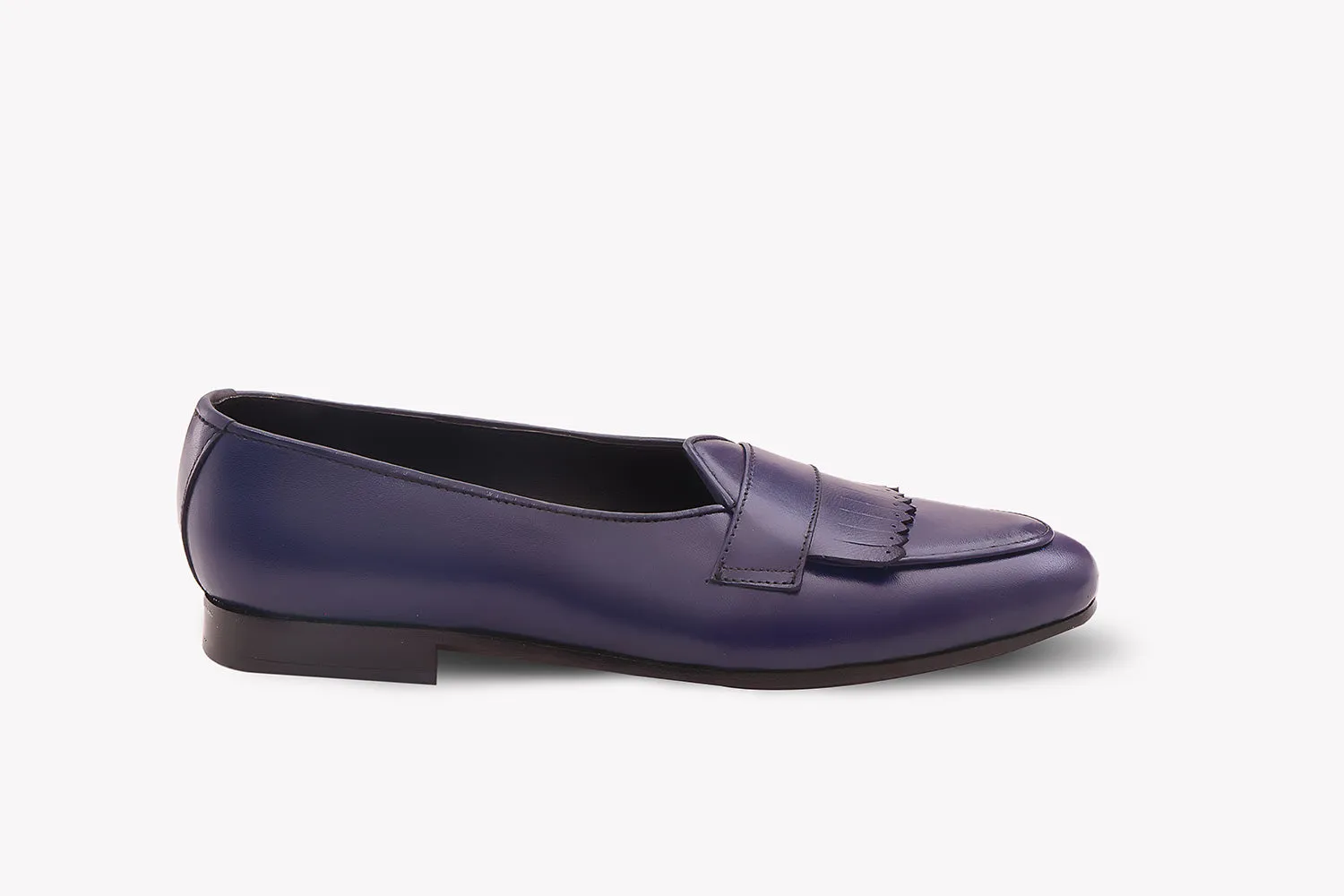 Super Low Top Mid Night Blue Belgian Loafer
