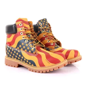 Supreme Timberland Limited Edition Usa Brown Hightop boots