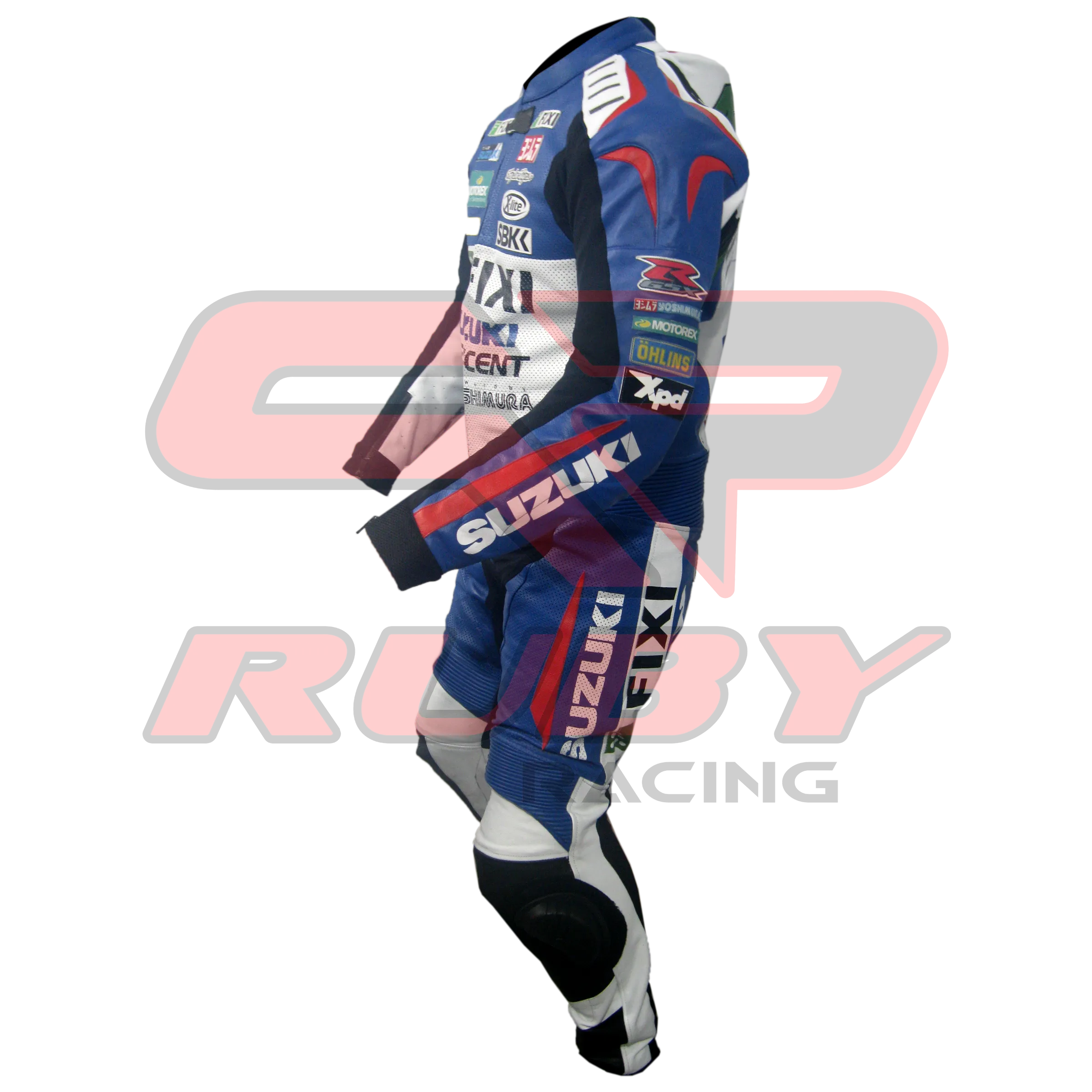 Suzuki FIXI Men Motorbike Racing Leather Suit