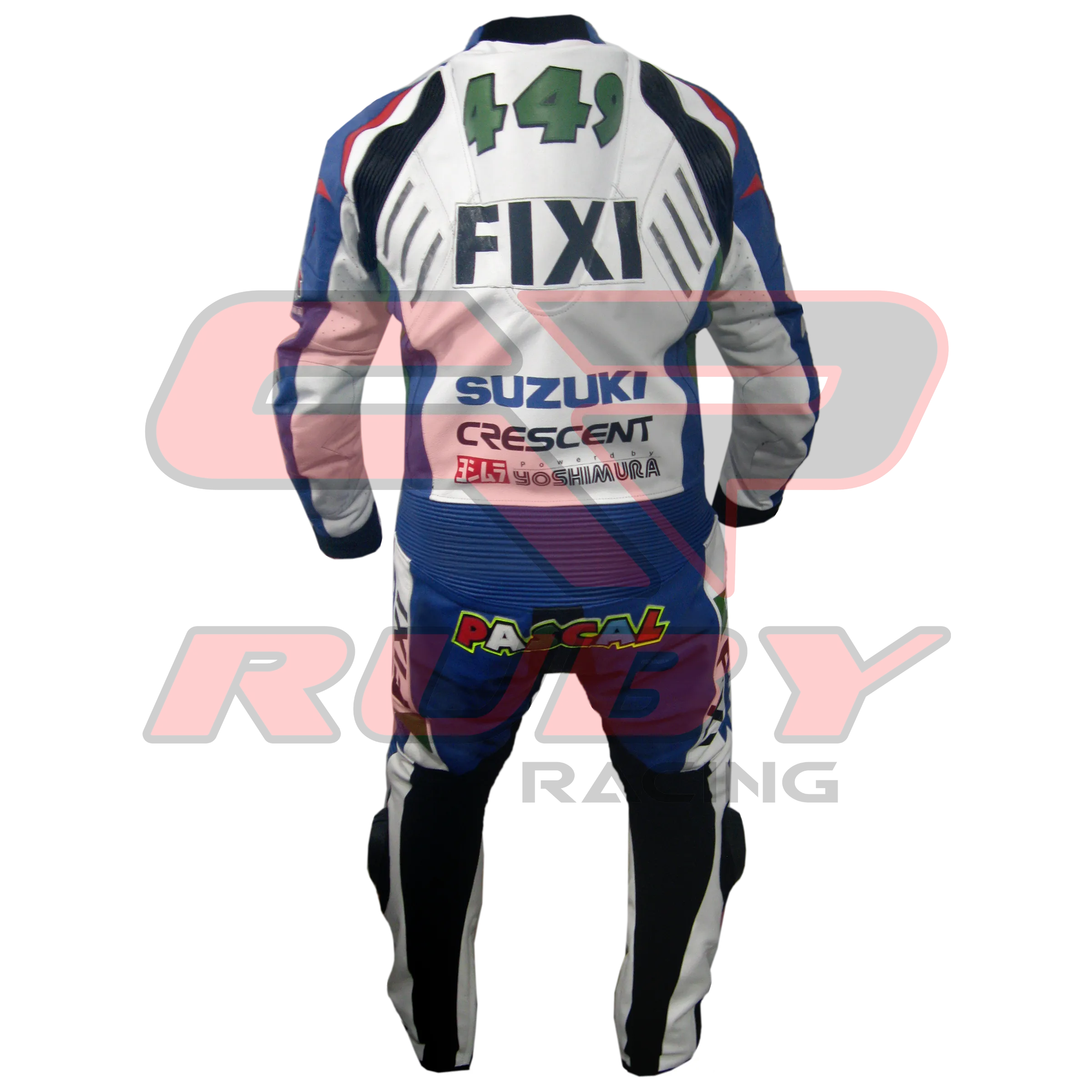 Suzuki FIXI Men Motorbike Racing Leather Suit