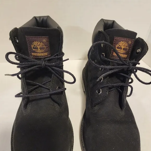 Timberland Black 6 Inch Classic Boot Boys Size 4