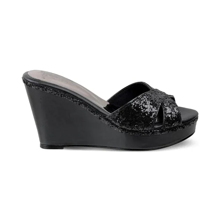 Uptown Black Wedges