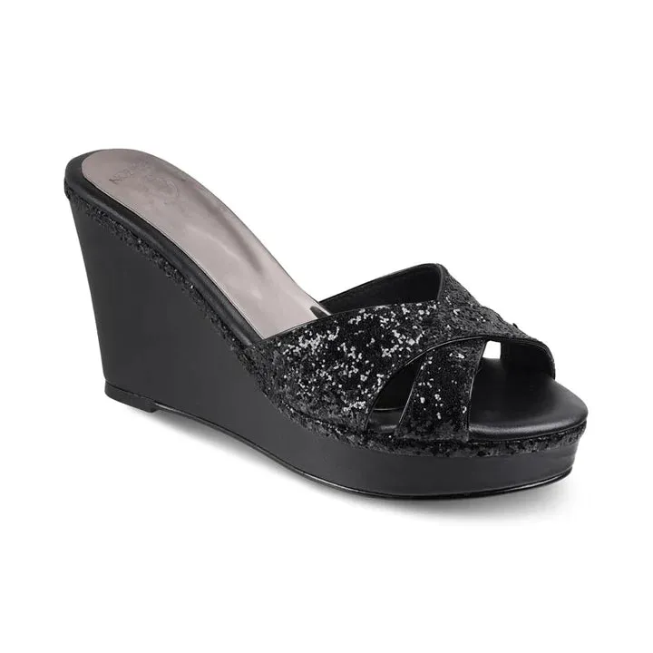 Uptown Black Wedges
