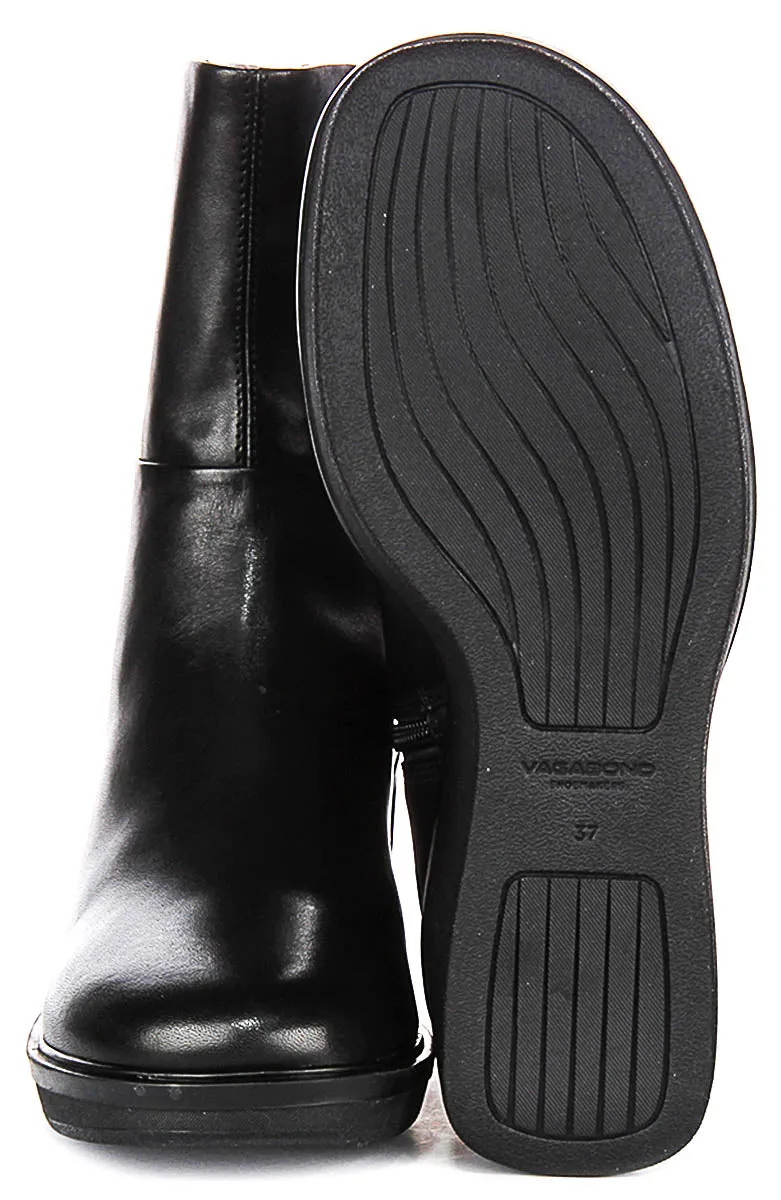 Vagabond Deena Wedge Boots In Black For Women