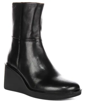 Vagabond Deena Wedge Boots In Black For Women