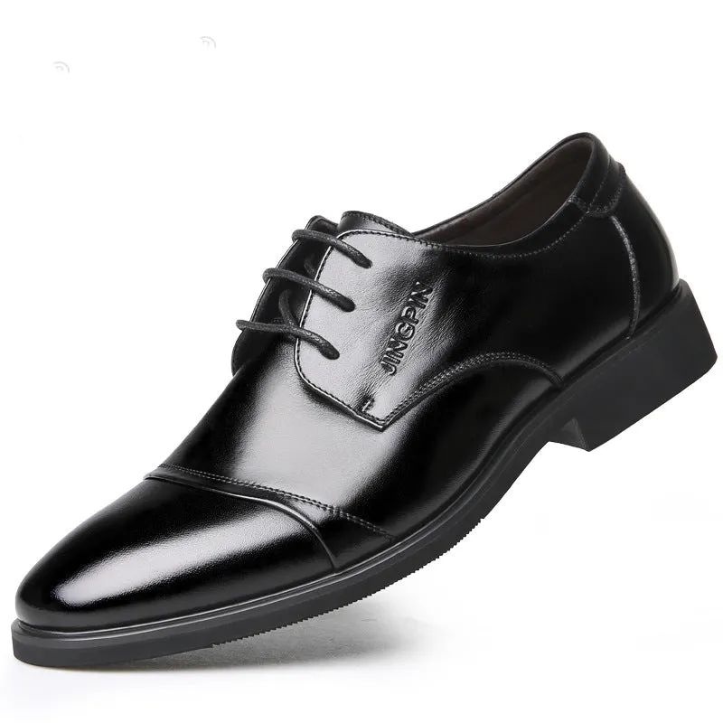 Versatile men's shoes for both business dress and casual occasions.