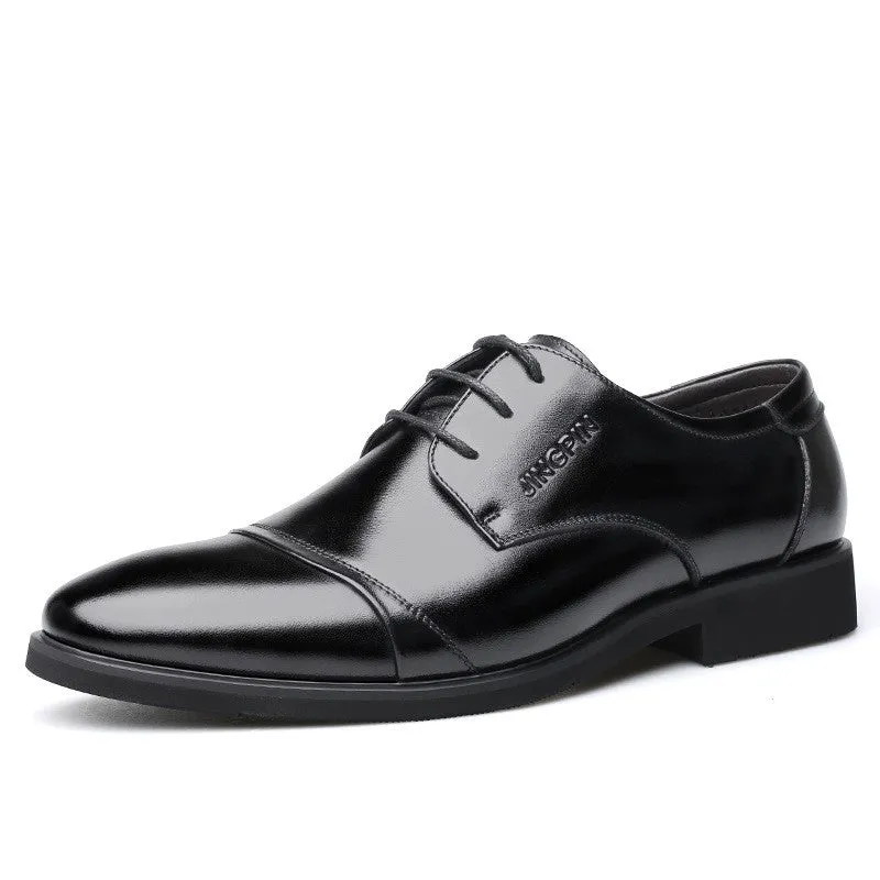 Versatile men's shoes for both business dress and casual occasions.