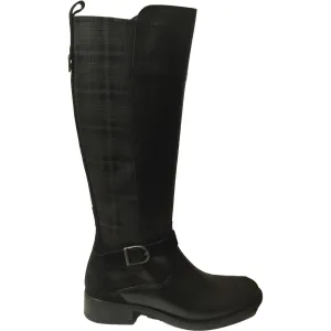 Women's Dorking Chad D9119 Black Leather/Plaid