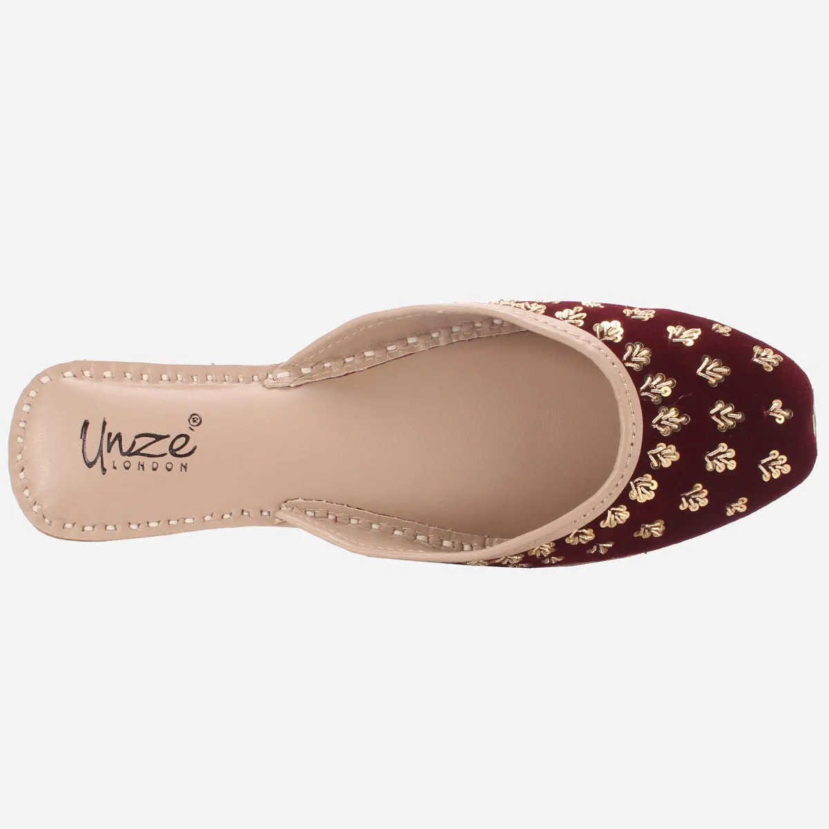 Women's "COSIMO" Open Back Embellished Khussa