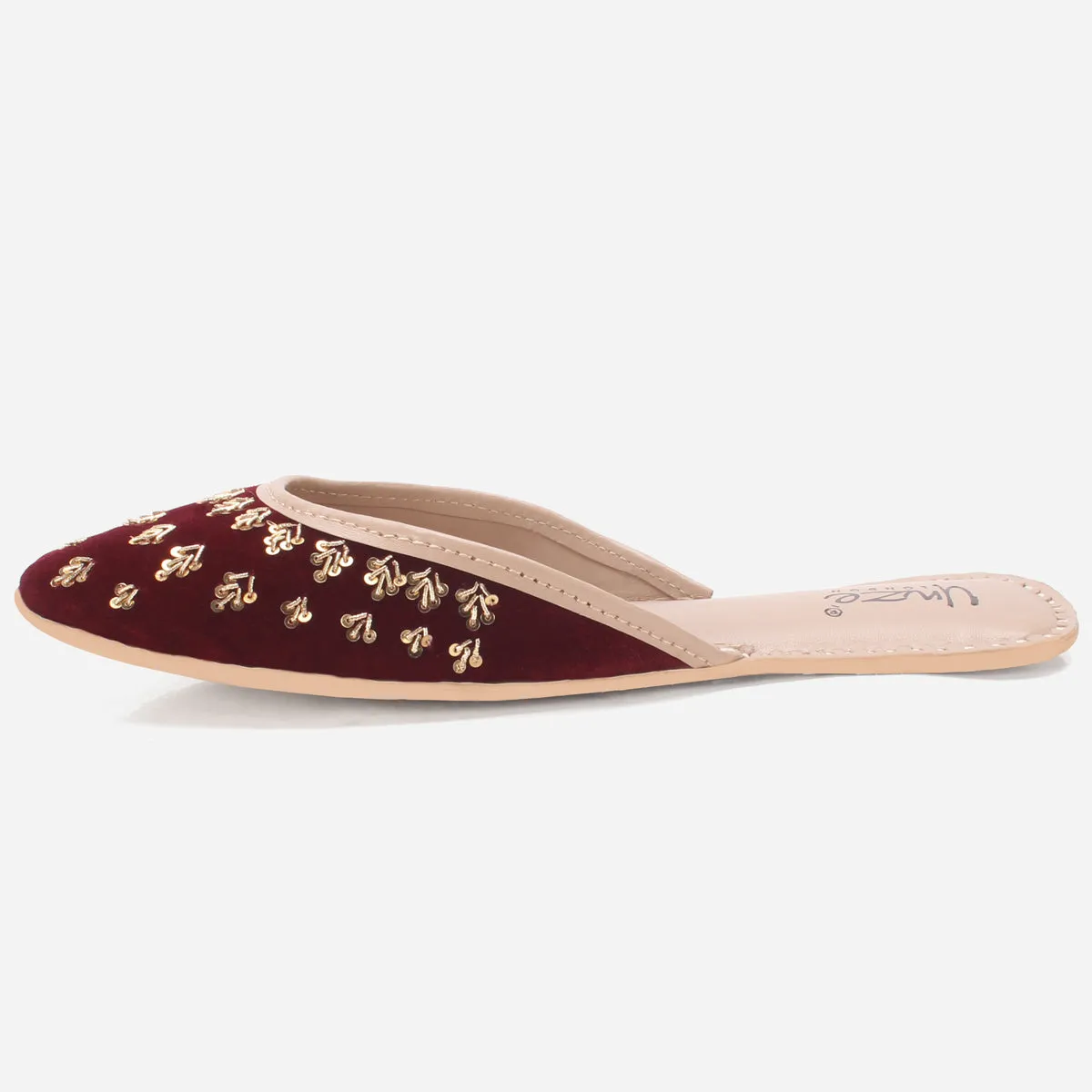 Women's "COSIMO" Open Back Embellished Khussa