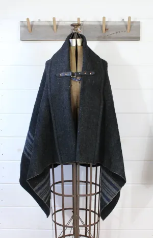 Wool Blanket Poncho