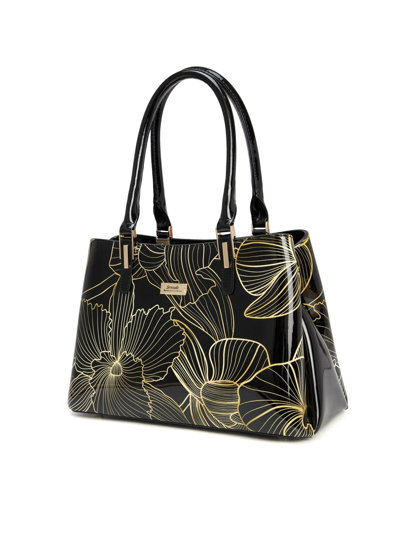 YASMIN TRIPLE COMPARTMENT LEATHER BAG- SN68-0378-SALE