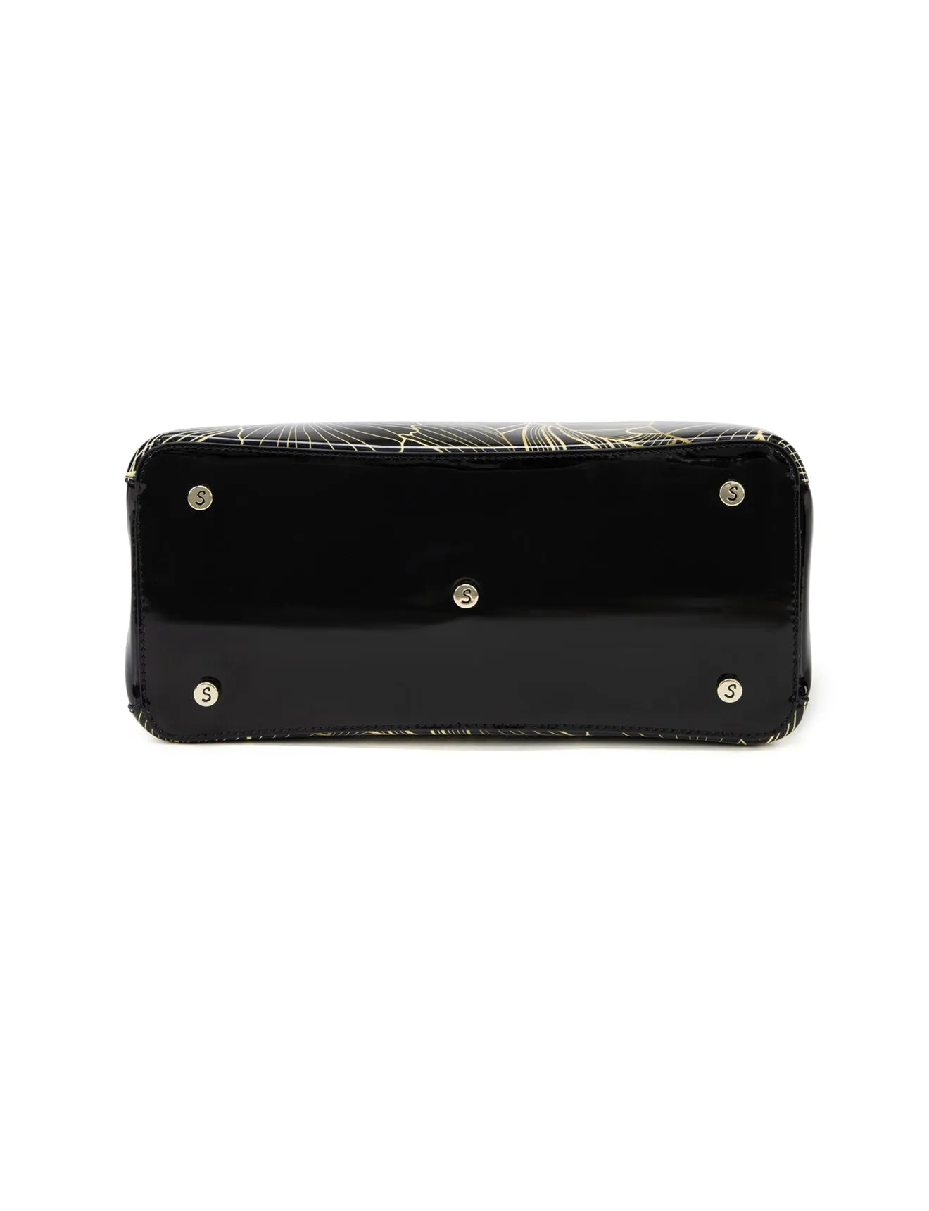 YASMIN TRIPLE COMPARTMENT LEATHER BAG- SN68-0378-SALE