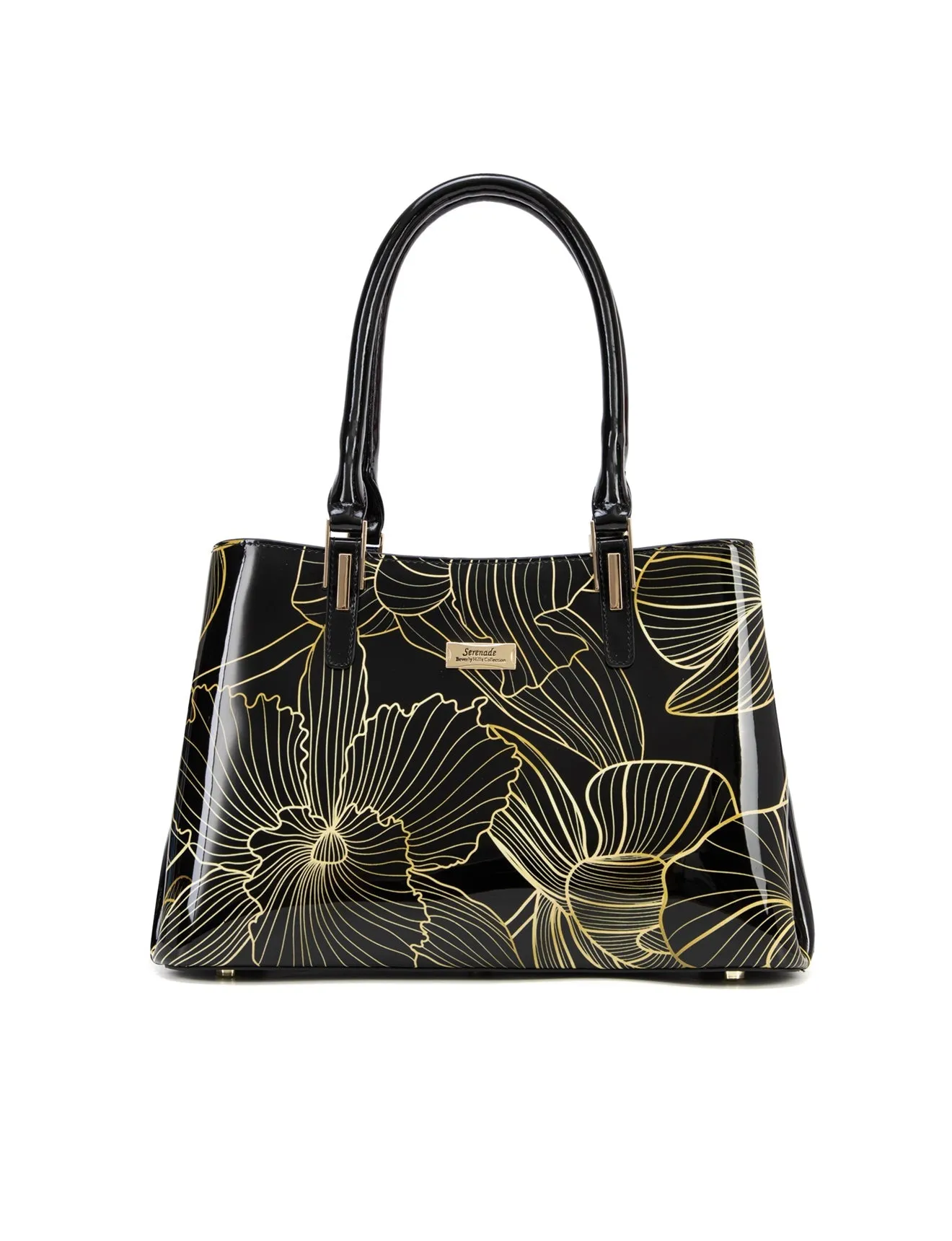 YASMIN TRIPLE COMPARTMENT LEATHER BAG- SN68-0378-SALE