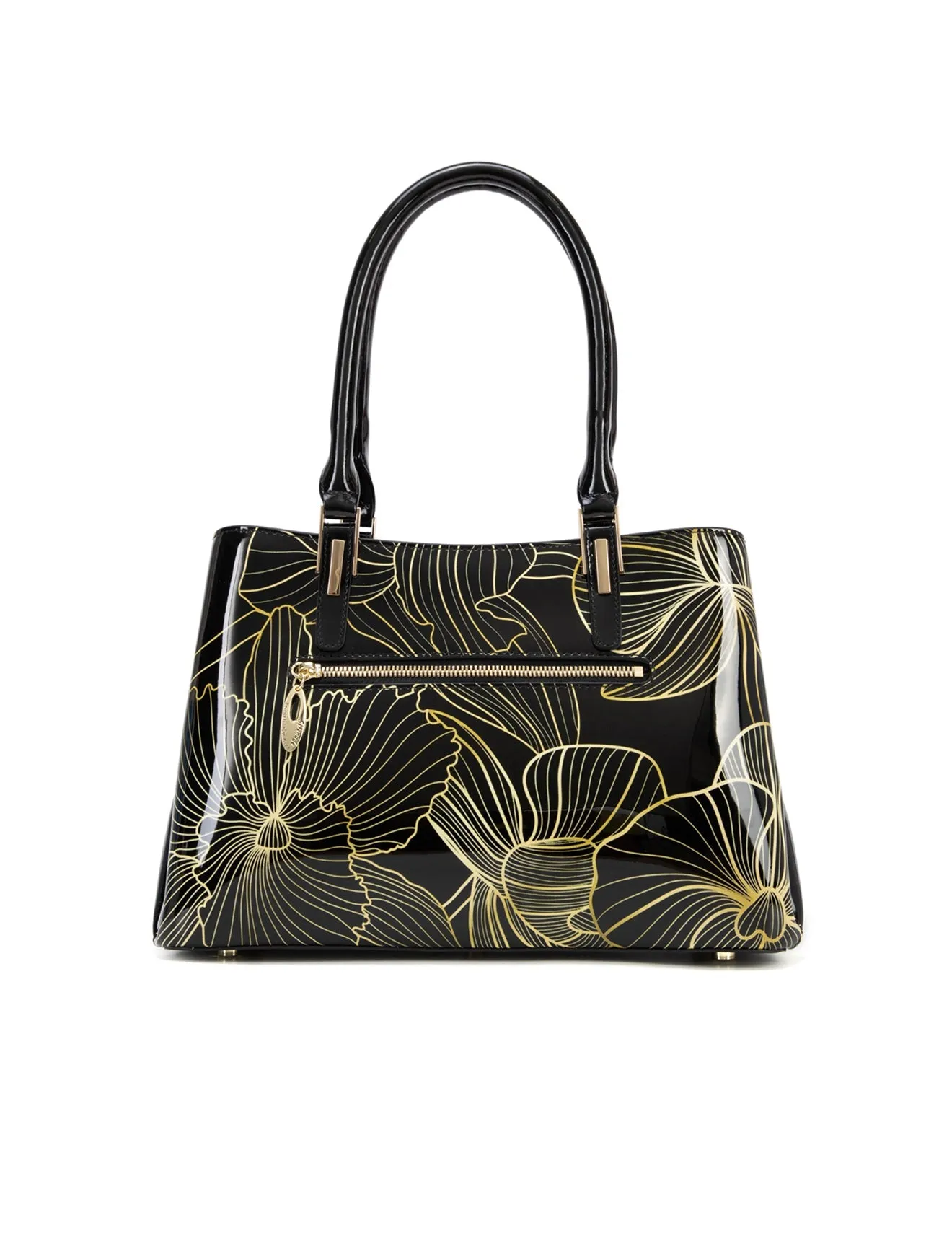 YASMIN TRIPLE COMPARTMENT LEATHER BAG- SN68-0378-SALE